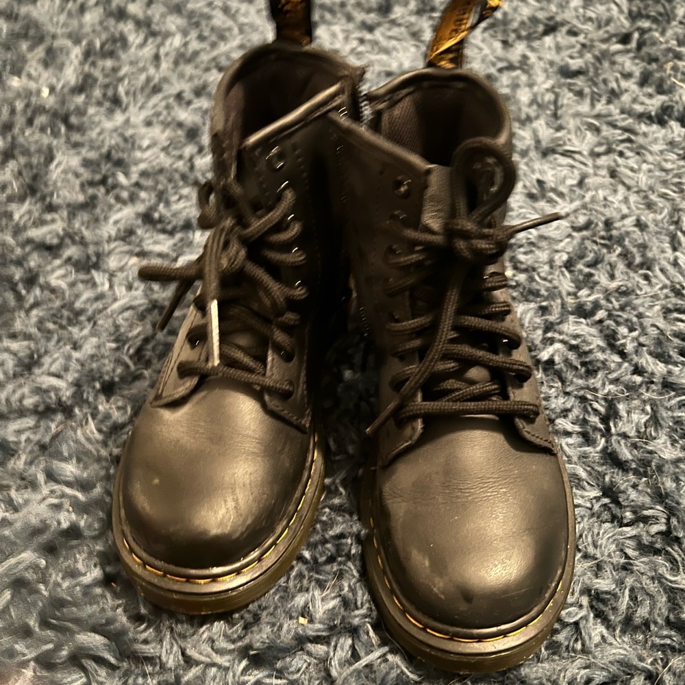 Dr. Martens kid black boots